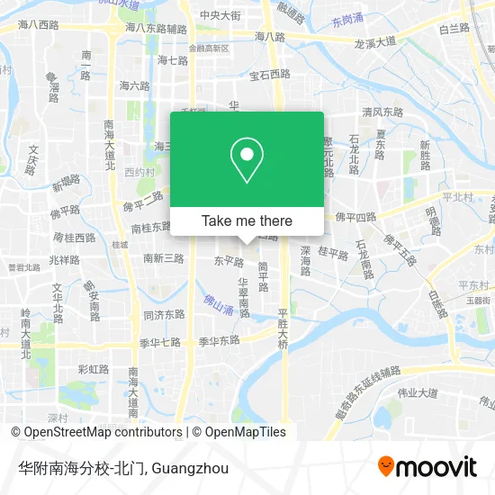 华附南海分校-北门 map