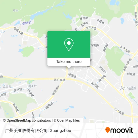 广州美亚股份有限公司 map