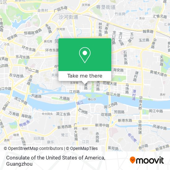 Consulate of the United States of America map