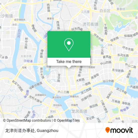 龙津街道办事处 map