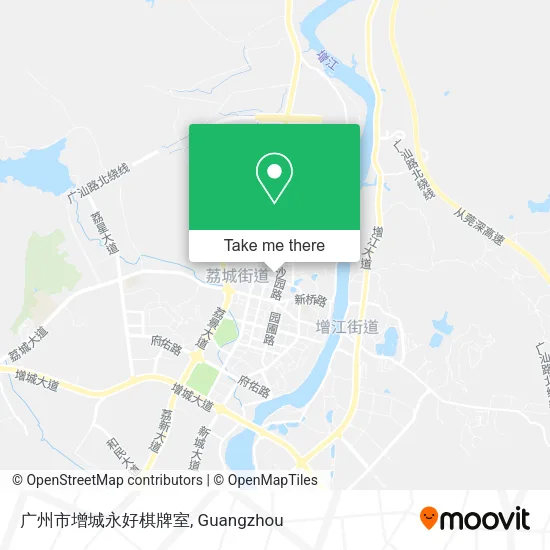广州市增城永好棋牌室 map