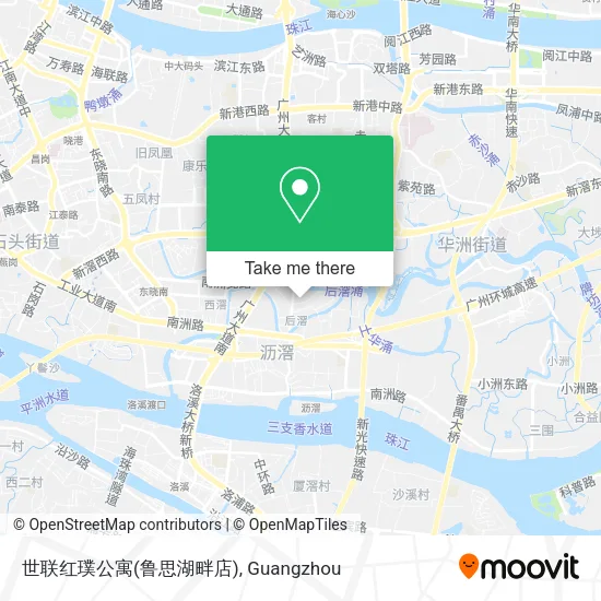 世联红璞公寓(鲁思湖畔店) map