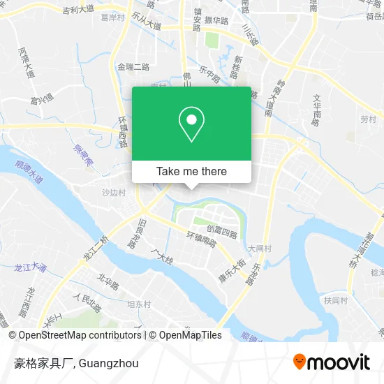 豪格家具厂 map