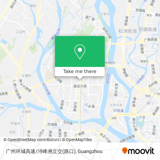 广州环城高速/浔峰洲立交(路口) map