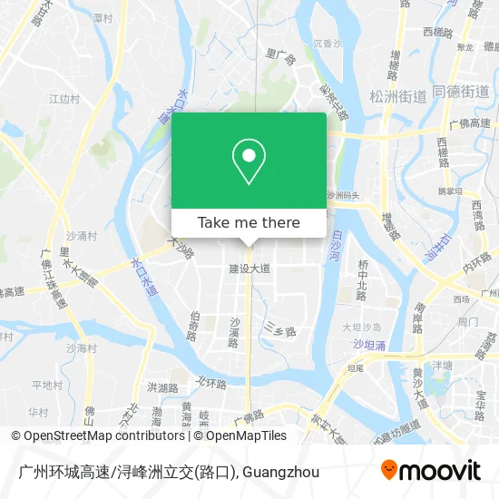广州环城高速/浔峰洲立交(路口) map