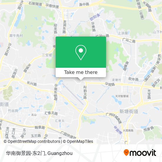 华南御景园-东2门 map