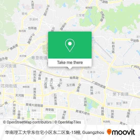 华南理工大学东住宅小区东二区集-15幢 map