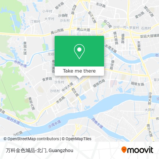 万科金色城品-北门 map