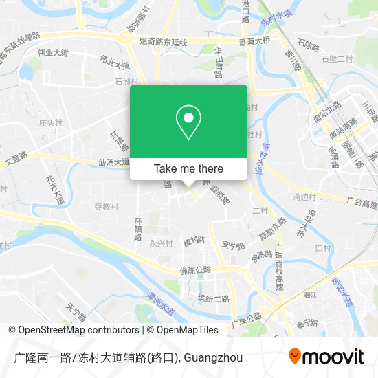 广隆南一路/陈村大道辅路(路口) map