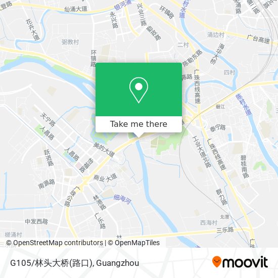 G105/林头大桥(路口) map