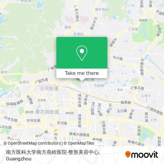 南方医科大学南方燕岭医院-整形美容中心 map