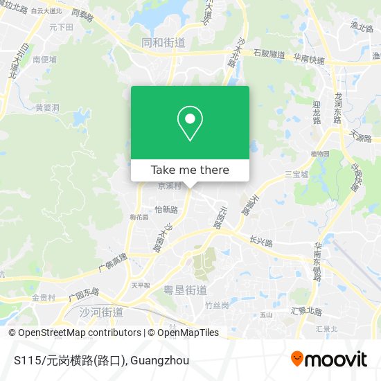 S115/元岗横路(路口) map