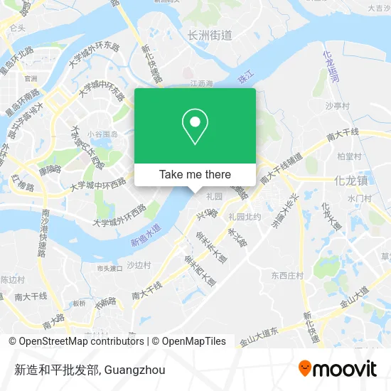 新造和平批发部 map