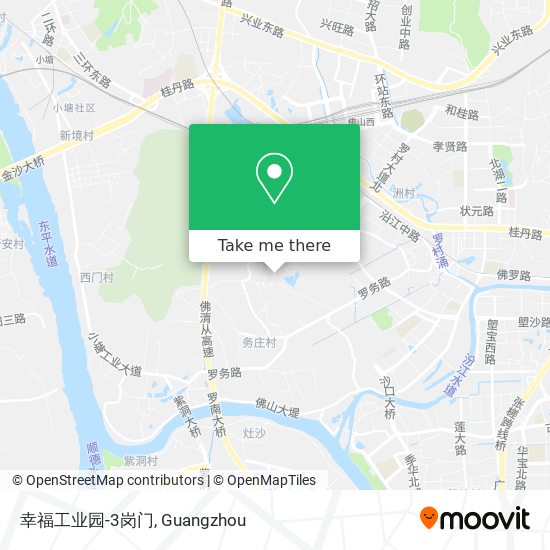 幸福工业园-3岗门 map