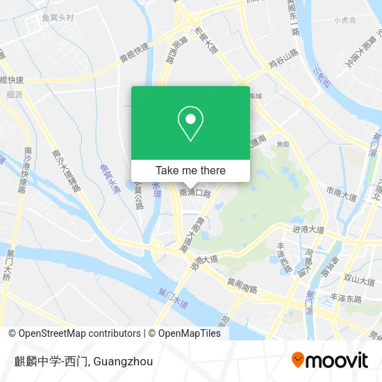 麒麟中学-西门 map