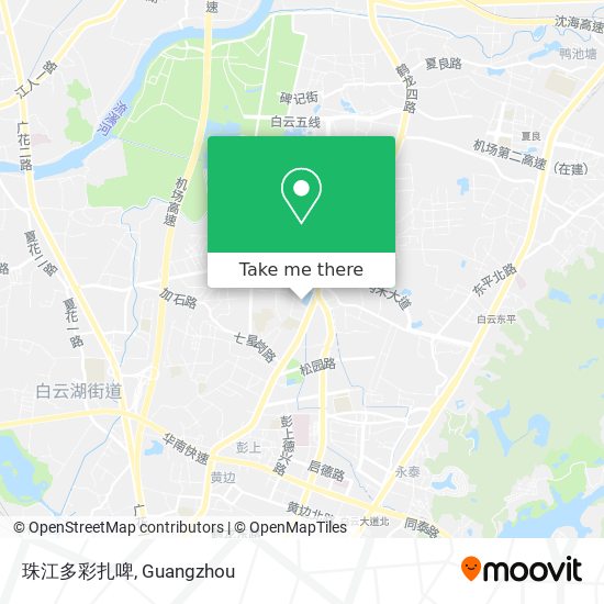 珠江多彩扎啤 map