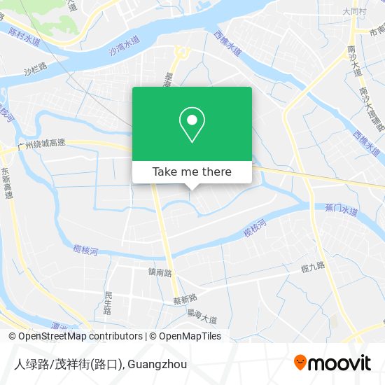 人绿路/茂祥街(路口) map