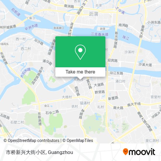 市桥新兴大街小区 map