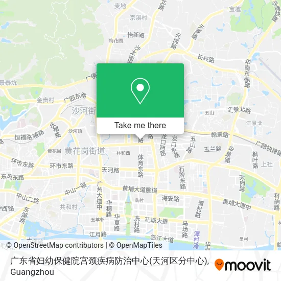 广东省妇幼保健院宫颈疾病防治中心(天河区分中心) map
