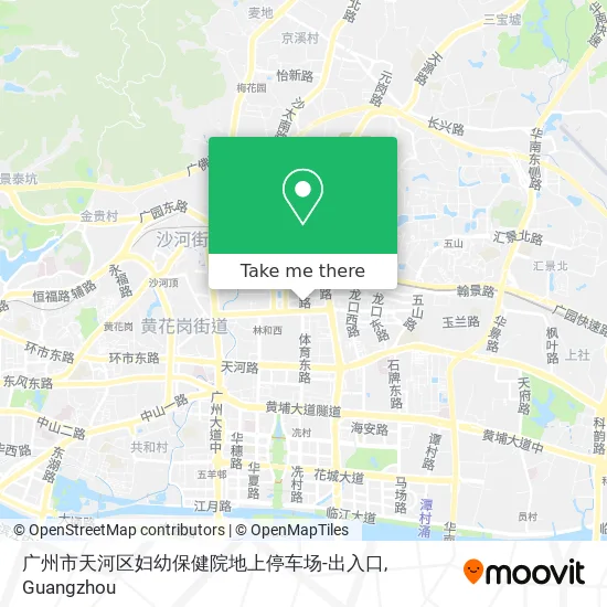 广州市天河区妇幼保健院地上停车场-出入口 map