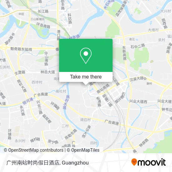 广州南站时尚假日酒店 map