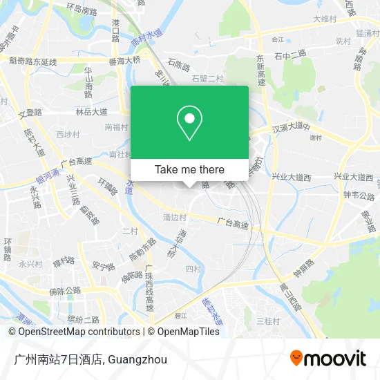 广州南站7日酒店 map