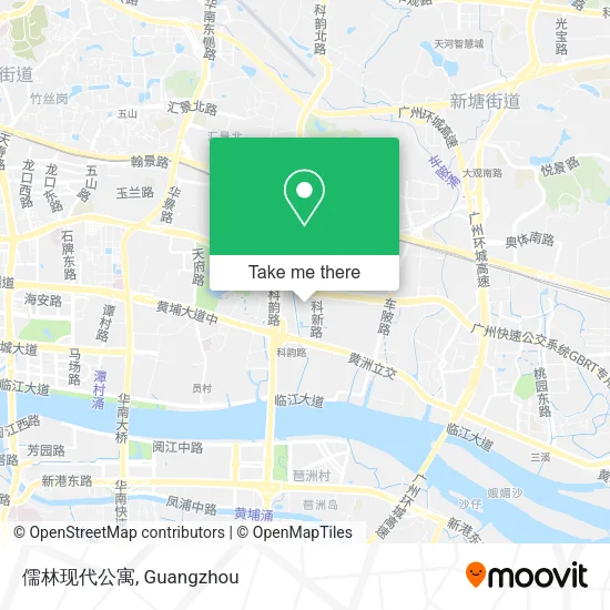 儒林现代公寓 map