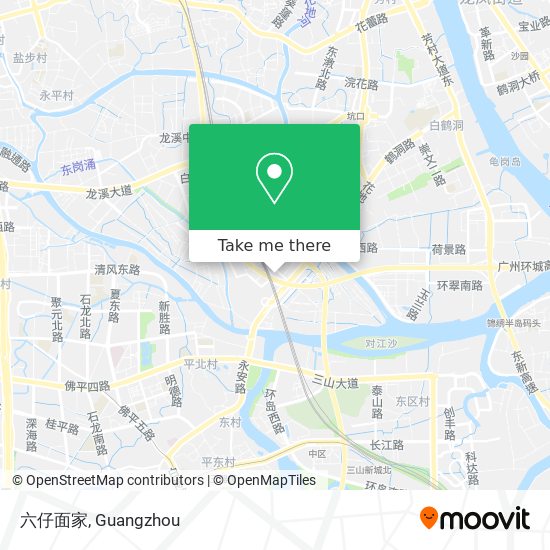 六仔面家 map