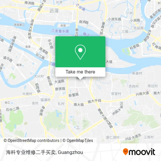 海科专业维修二手买卖 map