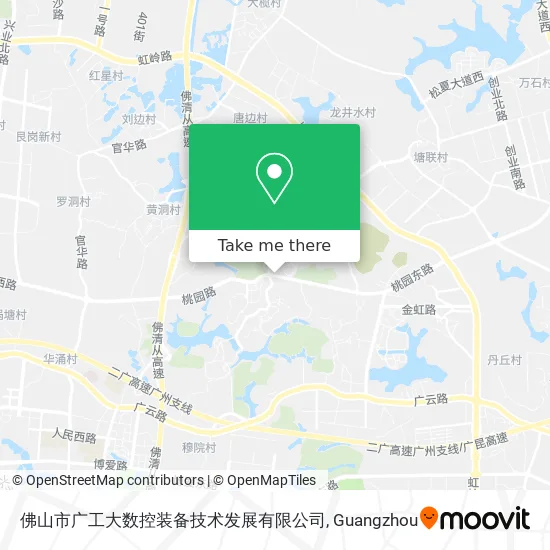 佛山市广工大数控装备技术发展有限公司 map