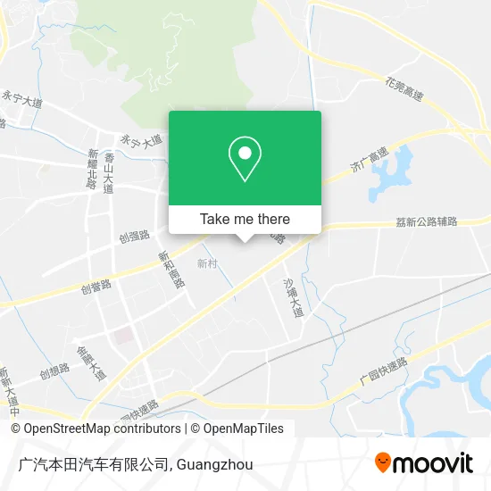 广汽本田汽车有限公司 map