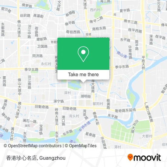 香港珍心名店 map