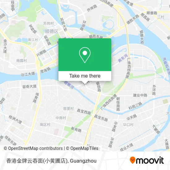 香港金牌云吞面(小黄圃店) map