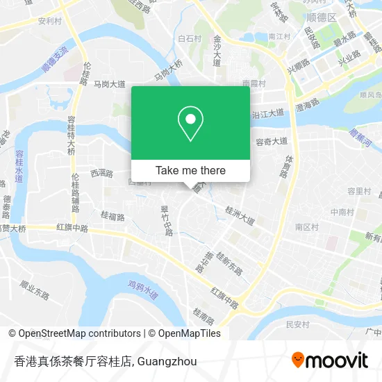 香港真係茶餐厅容桂店 map