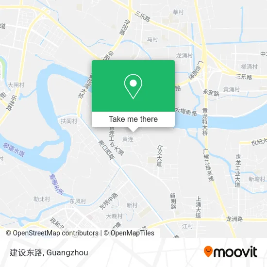 建设东路 map