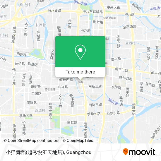 小猫舞蹈(越秀悦汇天地店) map