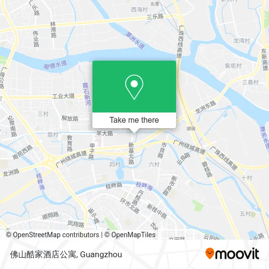 佛山酷家酒店公寓 map