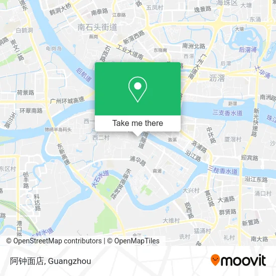 阿钟面店 map