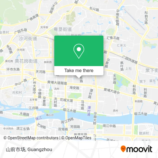 山前市场 map