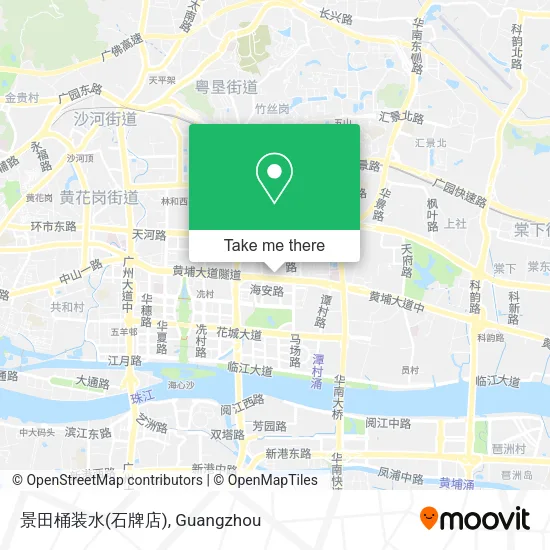 景田桶装水(石牌店) map