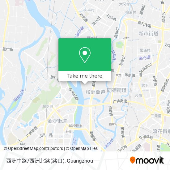 西洲中路/西洲北路(路口) map