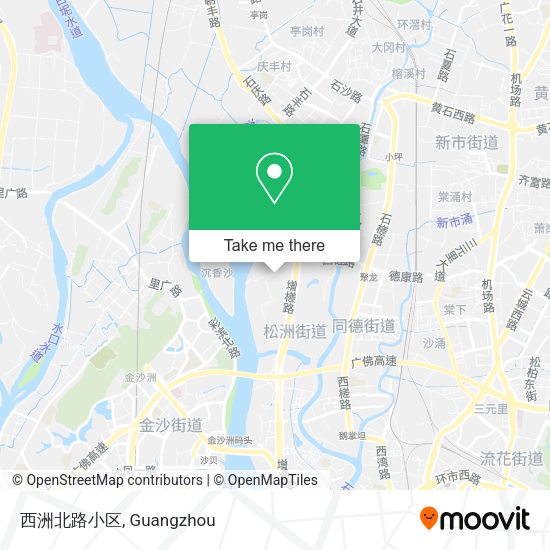 西洲北路小区 map