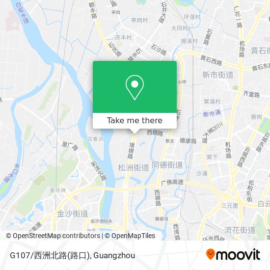 G107/西洲北路(路口) map