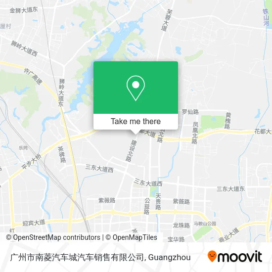 广州市南菱汽车城汽车销售有限公司 map