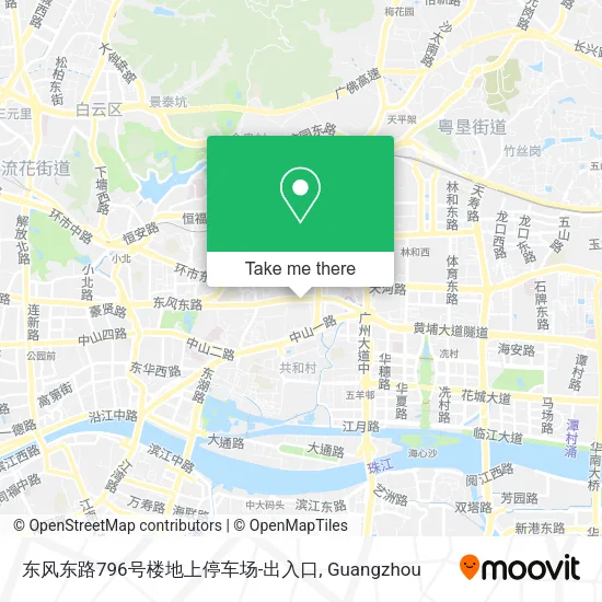 东风东路796号楼地上停车场-出入口 map