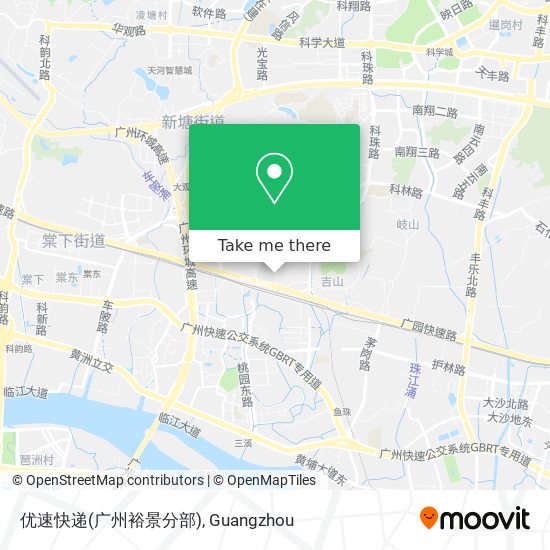 优速快递(广州裕景分部) map