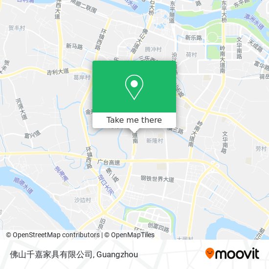佛山千嘉家具有限公司 map