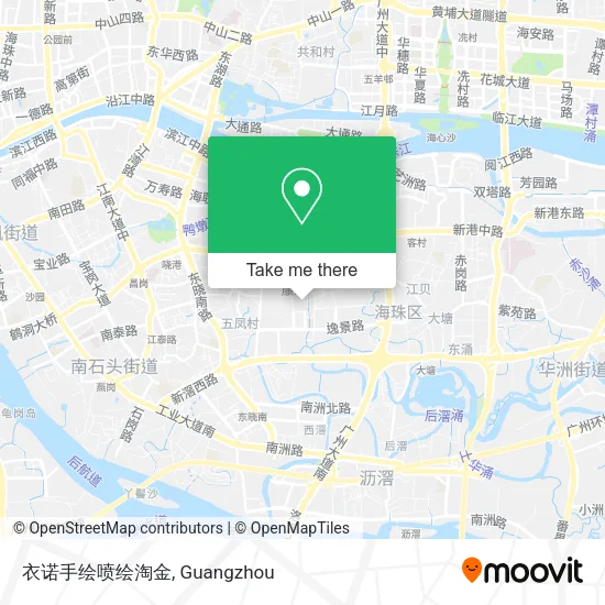衣诺手绘喷绘淘金 map
