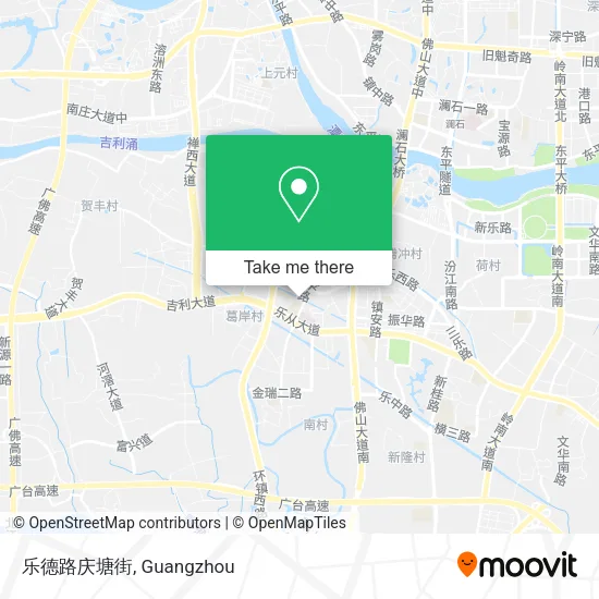乐德路庆塘街 map