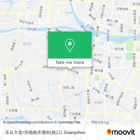 乐从大道/乐德路庆塘街(路口) map